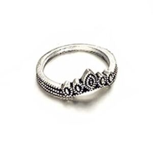 💚3 for $15💚 Silver Tone Tiara Ring